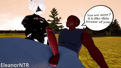 Slut wife Eleanor enjoys BBC after being cuckolded by her husband with another woman in NTR 2B