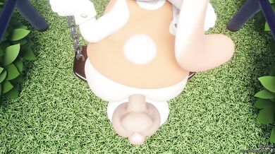 Female Futanari's Cream Filled Balancing Act 2