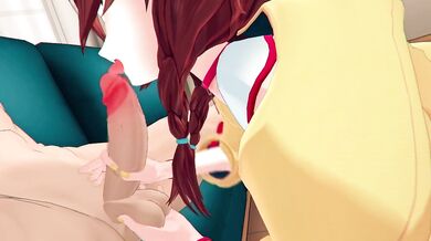 Robin's Hololive Hentai Inugami Experience with Korone