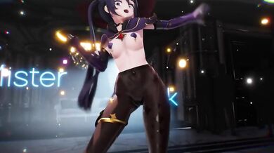 Watch Mona and Whimsical Mercy's Hentai MMD Adventure with Mr. Pink!