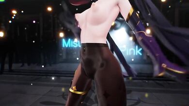 Watch Mona and Whimsical Mercy's Hentai MMD Adventure with Mr. Pink!