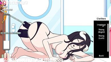 Pure Albedo's Double Anal Penetration with Uncontrollable Squirt and Mind-blowing Orgasm in the Whole House!
