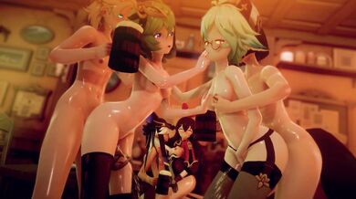 Blowjob Bonanza after the Windblume Orgy