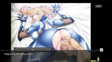 Female Tengu with Red Hair - Taimanin RPGX English