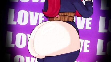 Tight and Round: My Hero Bimbo's Super-Sized Ass on Display!