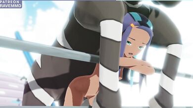 Fucking Nessa and her Zebstrika in RaveMMD Porn Video