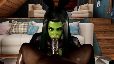 Black Beast's Cock-worshipping Bitch