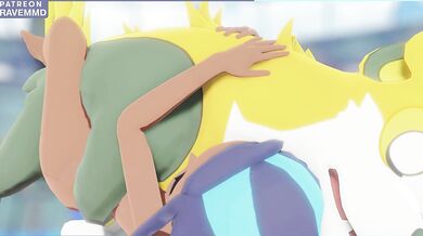 Boltund x Nessa [RaveMMD] Explosion of Passion