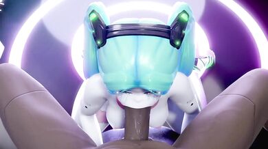 Rebecca's Slutty Oral Quickie! - Dark-skinned Fuckfest Ending!