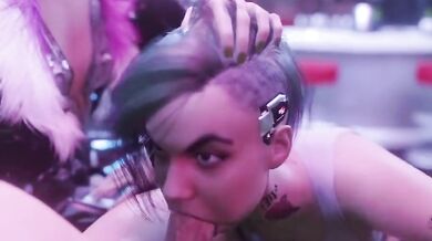 Evelyn's Lessons in Deep Throating for Judy with Tumtumisu