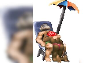 Beach Blowbang: A Tale of Salty Semen and Sandy Throats