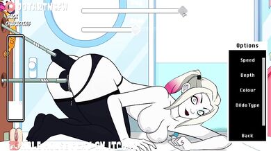 Hole House: Harley Quinn's Double Anal Creampie Orgy with Multiple Dildos and Explosive Squirts!