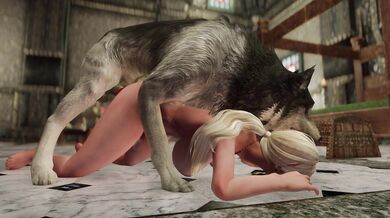 Wild Husky Pounds Elf's Tight Hole