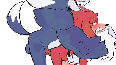 Knuckles Gets Fucked by the Werehog in NeverSafeFromWa's 'Werehog Fucking Knuckles'