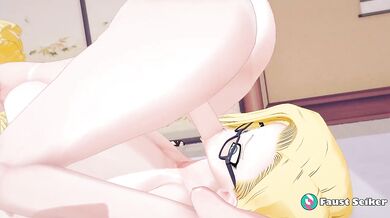 Lesbian Lust: Ino's Forced Threesome with Android 18 and Lazuli [FAUST SEIKER]
