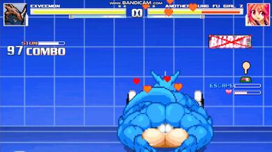 Kung Fu Girl Rides Exveemon's Hard Shaft to Orgasmic Bliss