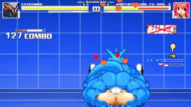 Kung Fu Girl Rides Exveemon's Hard Shaft to Orgasmic Bliss