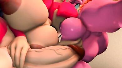 Futa Bat Girl Gives Blowjobs