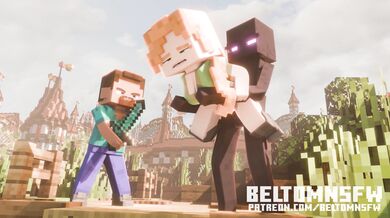 Alex's Enderman Encounters with Steve: A Hentai Porn Adventure