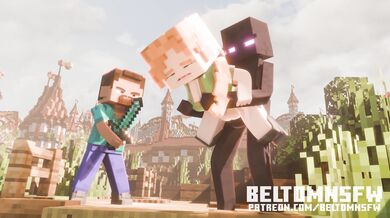 Alex's Enderman Encounters with Steve: A Hentai Porn Adventure