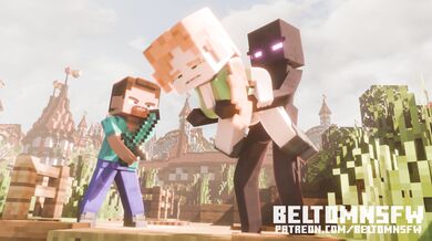 Alex's Enderman Encounters with Steve: A Hentai Porn Adventure