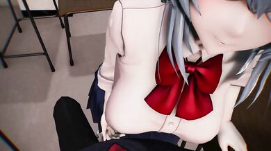 'Anime Lesbian Vol.1 - Squirting Love JK Masturbation Scene Hentai NTR'