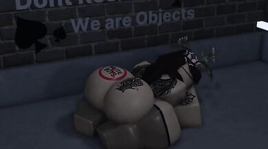 Aubrey's Ass Squeeze