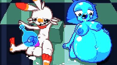 Gulping down a gallon of semen