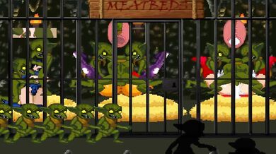 Sexy Superheroines Get Raped by Goblin-like Creatures in the Darkest Dungeon