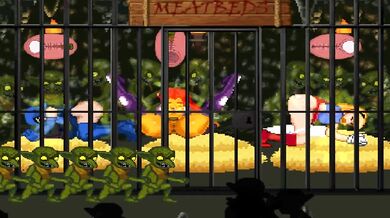 Sexy Superheroines Get Raped by Goblin-like Creatures in the Darkest Dungeon