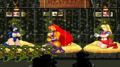 Sexy Superheroines Get Raped by Goblin-like Creatures in the Darkest Dungeon