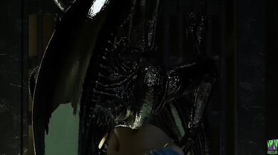 Evelyn and the Xenomorph: A Love Story - Passionate Sex with Beastly Joe