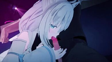 Holographic Live Hentai with Shirakami Fubuki! Starring Robin00 in 'The Frost Maiden Awakens'