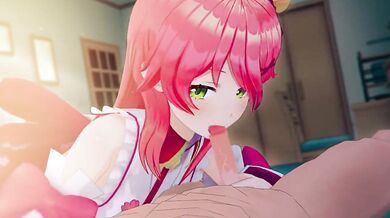 Rewritten as: "Sexy Hololive Miko Sakura with Robin00"