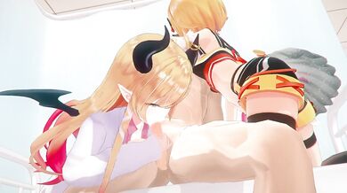 Hentai Mel-O-Live - Yozora, Choco and Yuzuki with Robin00