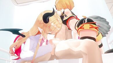 Hentai Mel-O-Live - Yozora, Choco and Yuzuki with Robin00