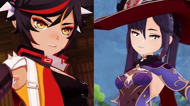 Mona Loves Making Hentai Videos, Shadowed by Destiny (Genshin Impact)