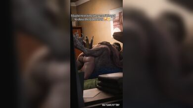 Fantasy comes true for two sexy women and their blue-haired lover (Starring Blue)