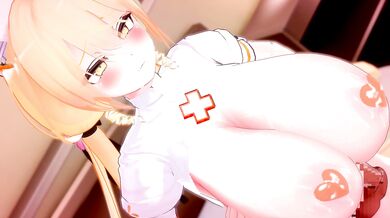 Big-titted Femme Fatale Nurses Infiltrate with Squirt Cream Rubdown