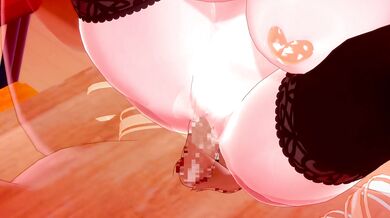 Tits-A-Poppin' and Cum-Splattered Transformation