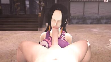 Boa Hancock's Deep Throat Cock-Sucking Adventure