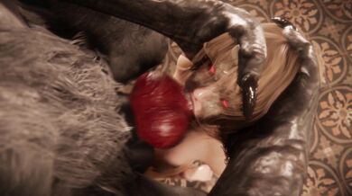 Ashley's Furry Fiend: A Rekin3D Werewolf Bukkake Adventure