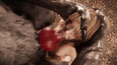 Ashley's Furry Fiend: A Rekin3D Werewolf Bukkake Adventure