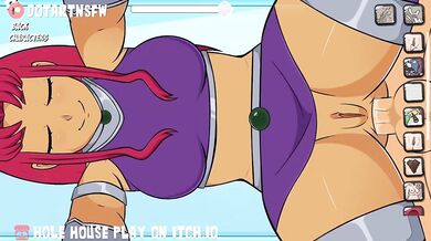 Starfire Dripping Doggy Style Cream Pie - Whore's Home