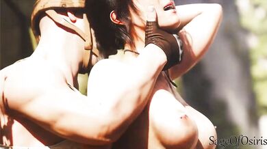 Lara, the outdoor adventurer, gets fucked wild in nature