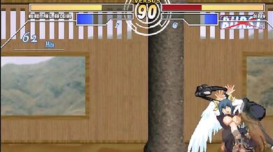 Crazy Catfight: Mugen's Kuromaru Girl versus Sexy Dizzy