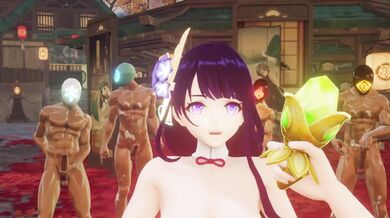The Aether Miko and the Rainden Maidens - A Hentai Adventure!