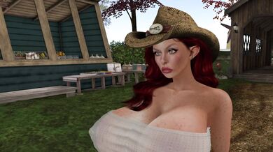 Busty Blonde's Lactating Ranch