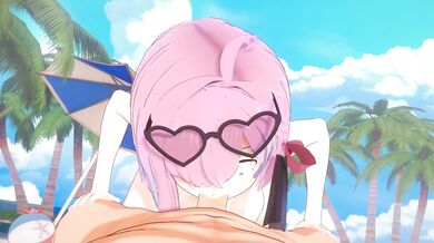 Luna's Blowjob Service: Live on Hololive