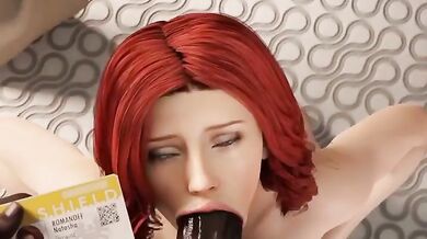 Black Widow's Black Blowjobs - A Hentai Porn Adventure